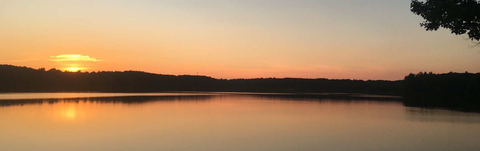 View from Boxford of Massachusetts lake